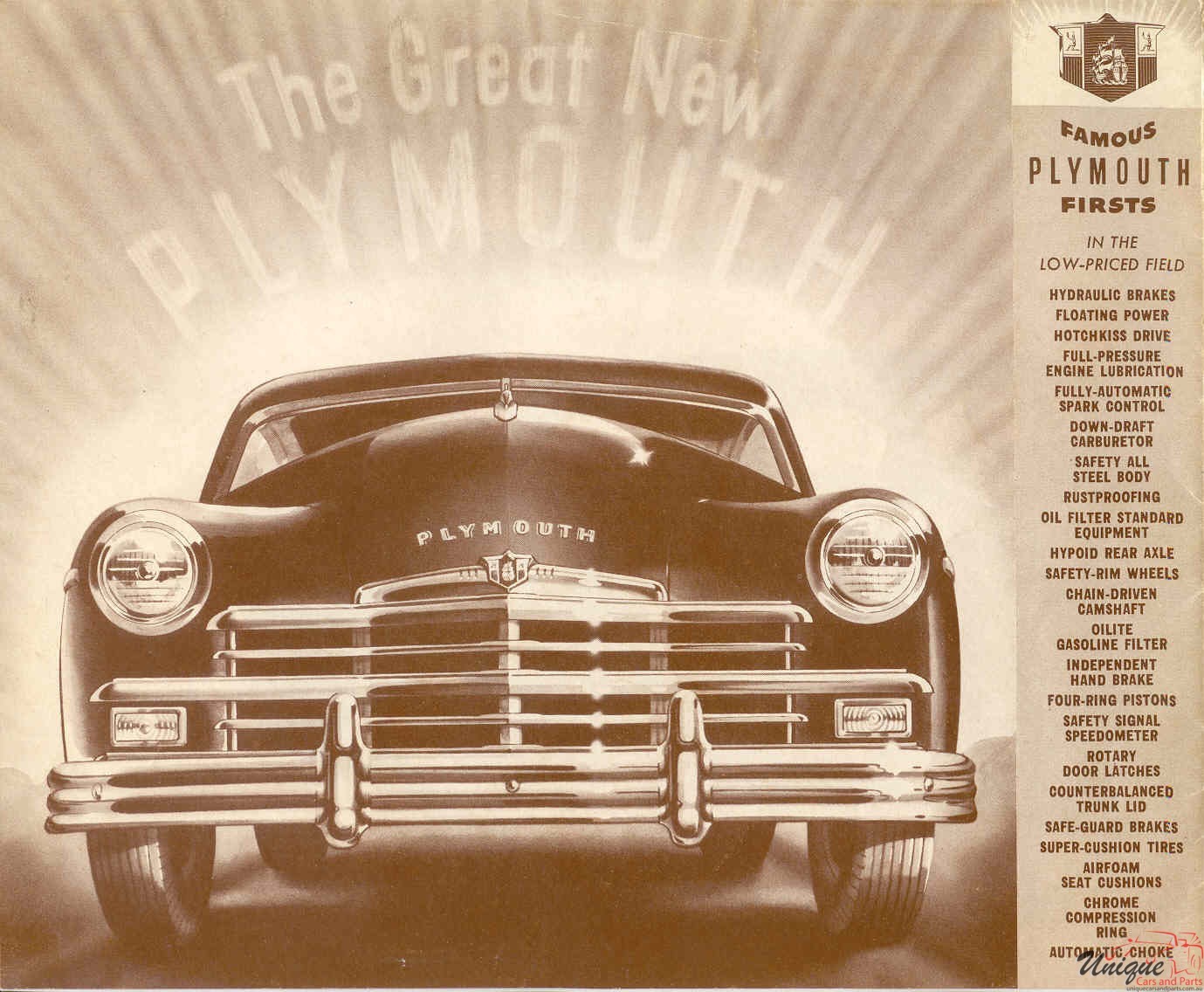 1949 Plymouth Brochure Page 7